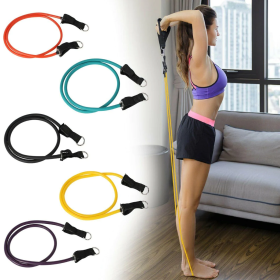 11 Pack Resistance Bands Set with Door Anchor Pulling Force Isolation Belt Set can be Adjustable