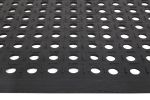 Bar Kitchen Industrial Multi-functional Anti-fatigue Drainage Rubber Non-slip Hexagonal Mat 150*90cm