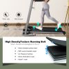 Foldable Electric Treadmill 2.5HP Motorized Running Machine with 12 Perset Programs 265LBS Weight Capacity Walking Jogging Treadmill